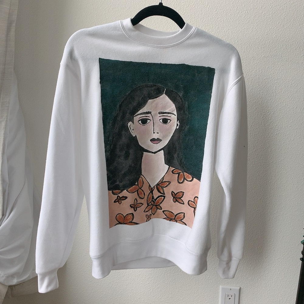 Hand painted sweatshirt